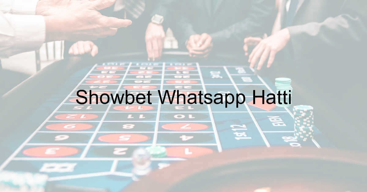 Showbet Whatsapp